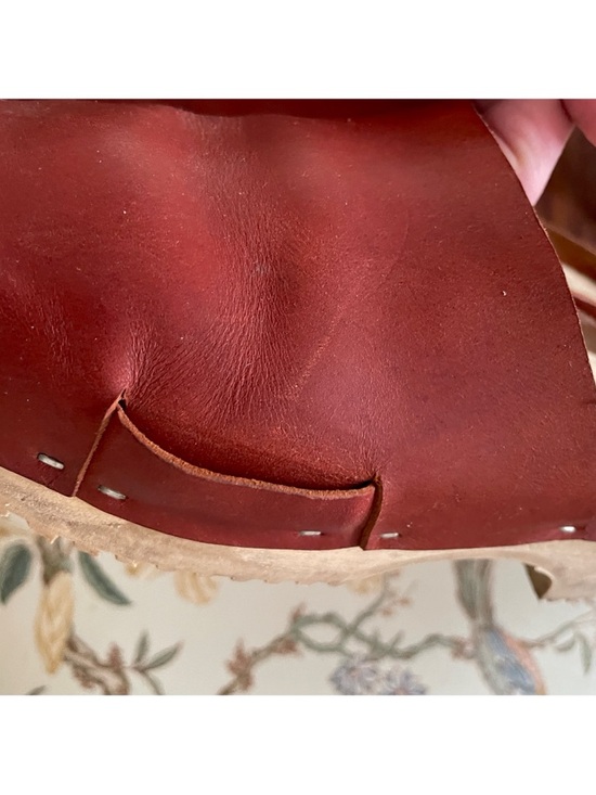 Rosa Mosa Women's Redddish Brown Leather Mules, Size 37 or 6.5 - Picture 4 of 8